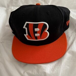 Cincinnati Bengals Black and Orange Cap with Logo